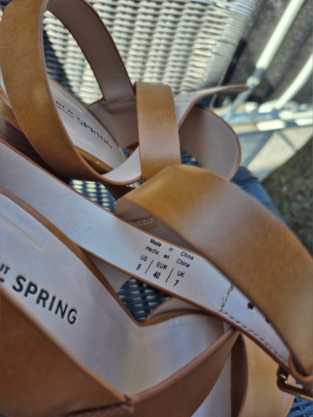 Call It Spring Tan Platform Heels - Picture 4 of 9